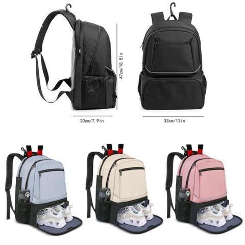Rackets Sports Balls Large-capacity Travel Layered Bag For Shoes