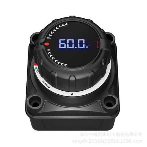 Digital Display Battery Power-off Switch for Yacht and RV Solar Energy Equipment