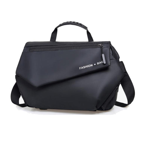 WEIXIER Large Capacity Messenger Bag for Men, Water Resistant Crossbody Shoulder Bag Multi-Pocket Briefcase with Luggage Strap