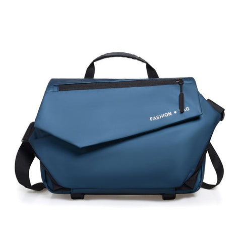 WEIXIER Large Capacity Messenger Bag for Men, Water Resistant Crossbody Shoulder Bag Multi-Pocket Briefcase with Luggage Strap
