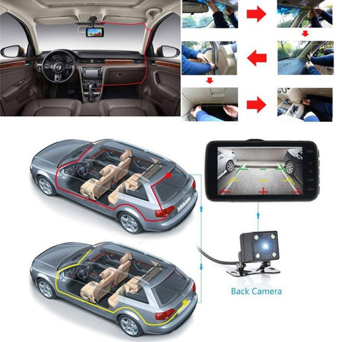 A32 Full HD 1080P Car Dash Camera Infrared Night Vision & Reverse Backup Camera, Front+Left+Right, Front+Left+Right+Rear, Front+Left+Right+Rear WIFI