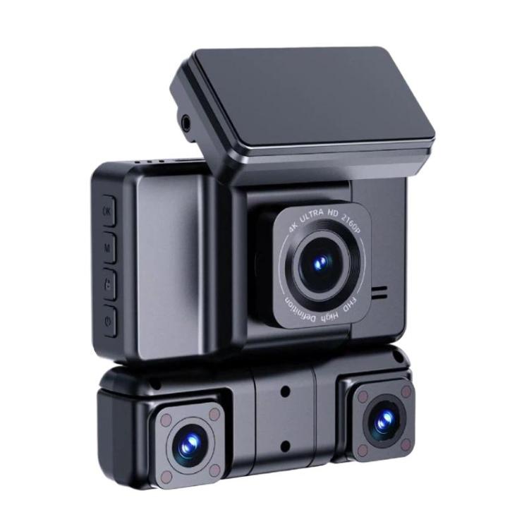 A9 HD Night Vision Dash Camera 360-Degree Parking Monitor With Mobile Phone Connection, Front+Left+Right, Front+Left+Right+Rear, Front+Left+Right+GPS Tracking Antenna