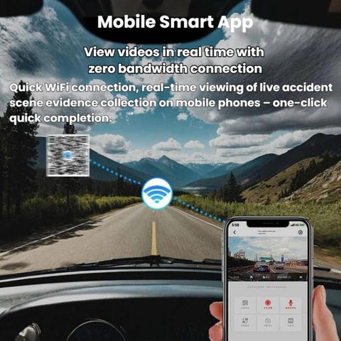 A9 HD Night Vision Dash Camera 360-Degree Parking Monitor With Mobile Phone Connection, Front+Left+Right, Front+Left+Right+Rear, Front+Left+Right+GPS Tracking Antenna