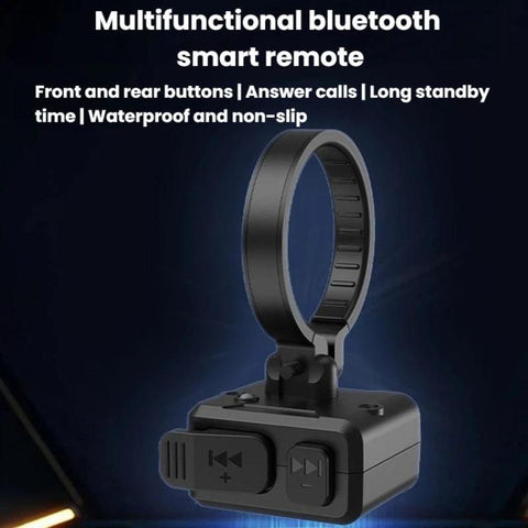 Q17 Bluetooth Riding Phone Remote Control Music Track Switch Remote For Motorcycle & Bicycle, Q17