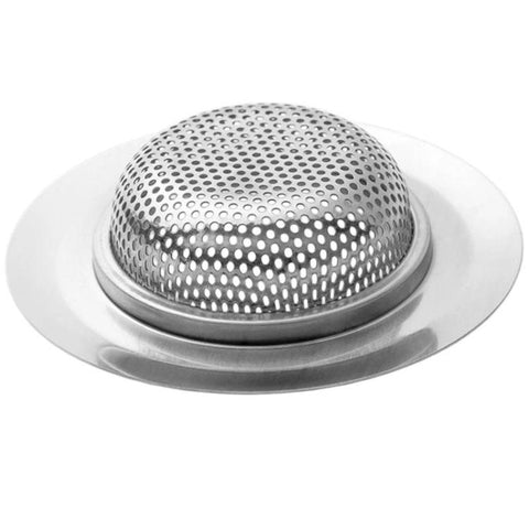 LsCook 11.5 cm Wide-Rim Stainless Steel Sink Strainer Metal Food Residue Filter Tool