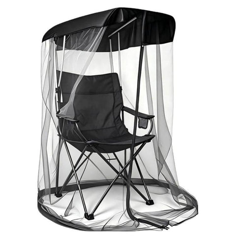 Outdoor Portable Waterproof Swing Mosquito Net Sunshade Mesh Net For Fishing & Patio Rocking Chairs, 82 x 89 x 160cm, 155 x 125 x 205cm, 185 x 125 x 205cm, 205 x 125 x 205cm