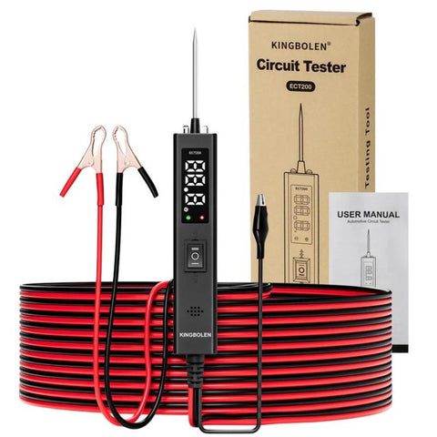 KINGBOLEN ECT200 Circuit Fault Detector Vehicle Circuit Tester For Battery Status & Usage, KINGBOLEN ECT200