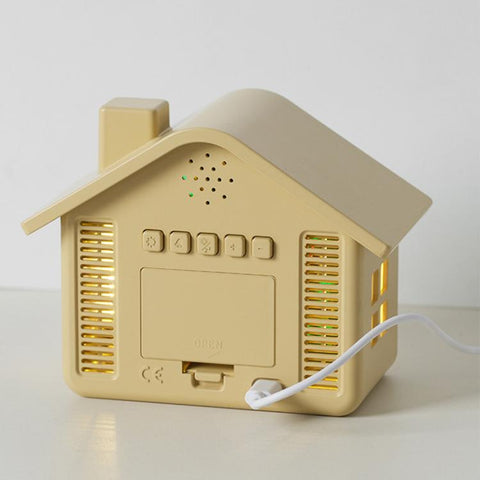 House-Shaped Digital Alarm Clock with Night Light Dual Alarms & Timer Function, 3-Level Brightness, GH8063 Yellow, GH8063 Gray