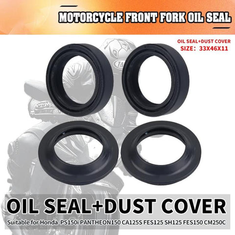 YF-025 For Suzuki GN250 Motorcycle Front Shock Absorber Oil Seal & Dust Cover