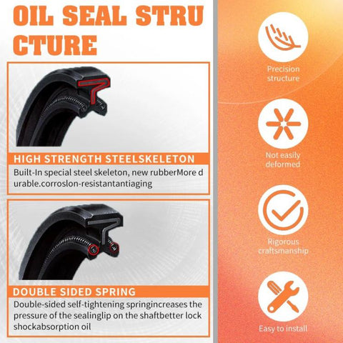 YF-025 For Suzuki GN250 Motorcycle Front Shock Absorber Oil Seal & Dust Cover