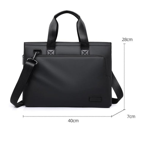 WEIXIER  WD5667 Expandable Laptop Briefcase for Men 15.6 Inch Water Resistant Business Messenger Bag
