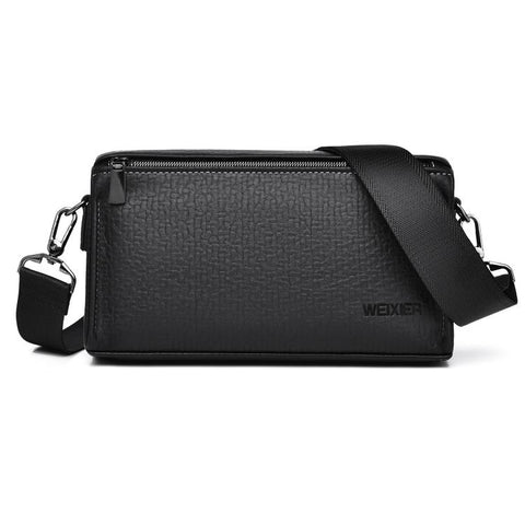 WEIXIER W133  Mens Small Crossbody Bag Versatile Messenger Clutch with 6 Card Slots for Travel & Daily Use