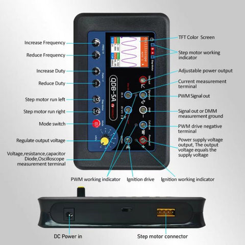 HWAUT QDB-5A Automotive Actuator Drive Detector Oscilloscope