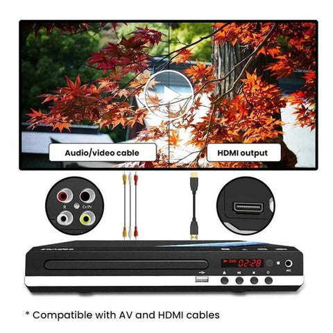 Home VCD/DVD High-Definition Eye-Friendly Disc Player, US Plug, EU Plug, AU Plug, UK Plug