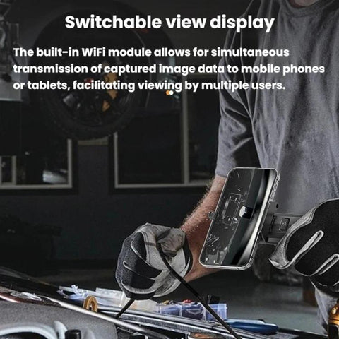 TESLONG WF200 WiFi HD Endoscope With LED Lights Handheld Industrial Inspection & Repair Borescope, WF200