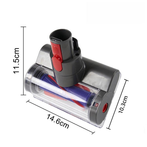 Dust Mite Removal Brush Head With Light for Dyson V7 V8 V10 V11 V15 Cordless Vacuum Cleaner Anti-Tangle Mini Motorized Tool