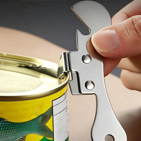 LsCook 420 Stainless Steel Can Opener Compact Bottle Opener