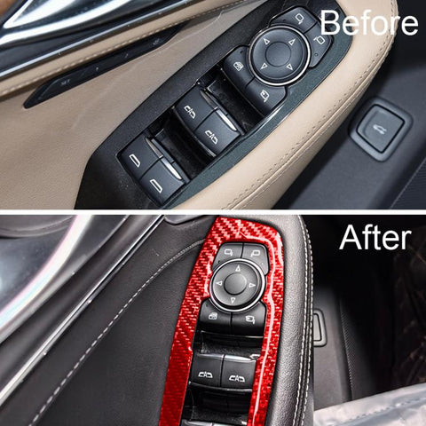 For 2019-2024 Cadillac CT5 Left-Hand Drive 6pcs /Set Lifting Button Stickers