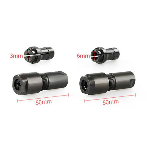 Angular Grinder To Straight Grinder Conversion Head Polisher To Electric Grinder Chuck Adapter, 6mm, 3mm