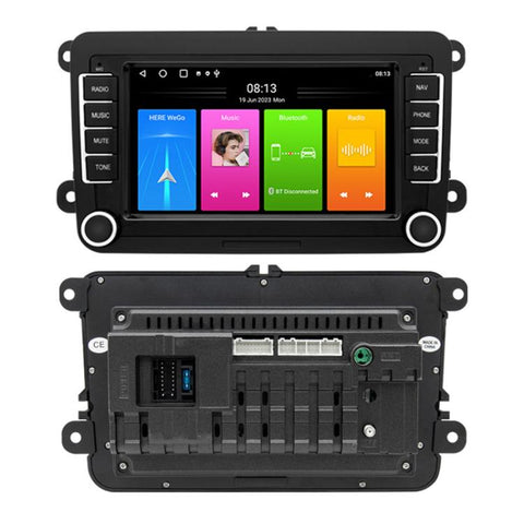 7-Inch Car Navigation System With Wireless Bluetooth CarPlay For Volkswagen, Quad-core 2GB+32GB, Quad-core 2GB+64GB, Octa-core 4GB+64GB, Octa-core 6GB+128GB