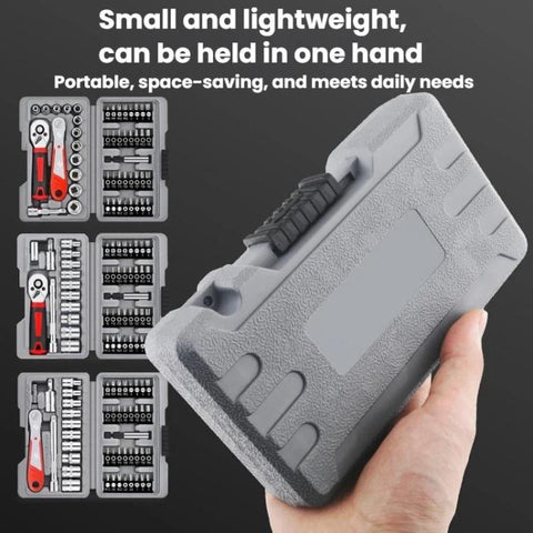 1/4 Inch Socket Wrench Tool Set Screwdriver Bits Hardware Repair Tools, 48pcs / set, 47pcs / set A, 47pcs / set B