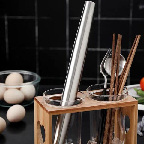 304 Stainless Steel Sanding Rolling Pin Kitchen Baking Tool, LsCook 32cm