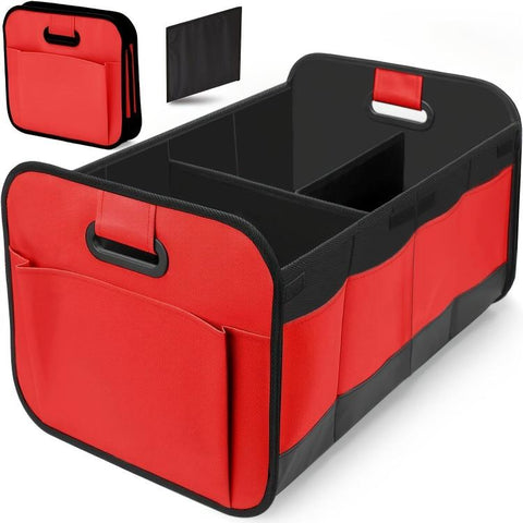 Foldable Oxford Coth Storage Box With Handle For Car Trunk