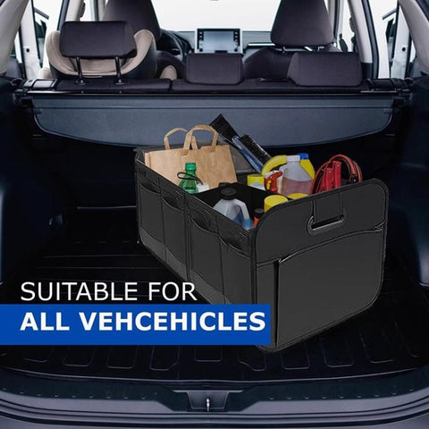 Foldable Oxford Coth Storage Box With Handle For Car Trunk