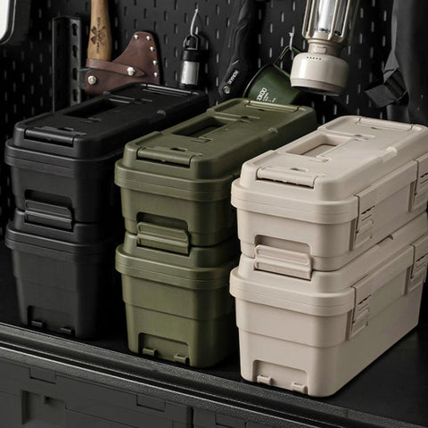 Thickened Plastic Storage Box For Hardware Gardening Tools, Small 4L, Medium 6.5L, Large 15L