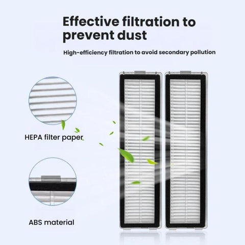 2pcs /Pack Replacement HEPA Filter For Dreame D9, D9 Max, D9 Pro, L10 Pro, D10s, D10s Pro Robot Vacuum Spare Parts