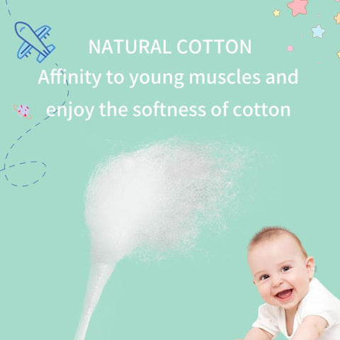 Baby Sailing 200 Count Baby Cotton Swabs with Ultra-Fine 3mm Tips Dual-Ended Multi-Purpose Paper Stick Swabs, Scoop & Spiral Tips