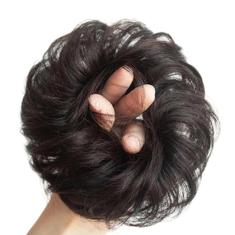 Women Wig Bun Hair Ring Lazy Hair Styling Artifact, Realistic Hair Bun, Straight Hair Brown Black, Straight Hair Black, Straight Hair Dark Brown, Straight Hair Light Brown, Curly Hair Brown Black, Curly Hair Black, Curly Hair Dark Brown                ...