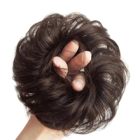 Women Wig Bun Hair Ring Lazy Hair Styling Artifact, Realistic Hair Bun, Straight Hair Brown Black, Straight Hair Black, Straight Hair Dark Brown, Straight Hair Light Brown, Curly Hair Brown Black, Curly Hair Black, Curly Hair Dark Brown                ...
