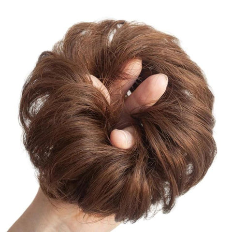 Women Wig Bun Hair Ring Lazy Hair Styling Artifact, Realistic Hair Bun, Straight Hair Brown Black, Straight Hair Black, Straight Hair Dark Brown, Straight Hair Light Brown, Curly Hair Brown Black, Curly Hair Black, Curly Hair Dark Brown                ...