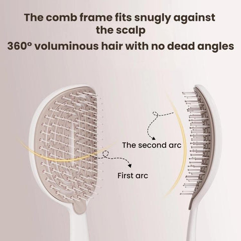 Self-Cleaning Airbag Comb With High-Top Volume Massage Function