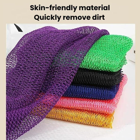 Drawstring Long Nylon Bath Towel High Elastic Exfoliating Sauna Towel