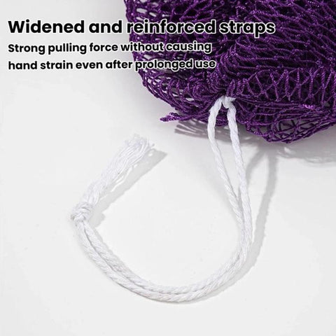 Drawstring Long Nylon Bath Towel High Elastic Exfoliating Sauna Towel