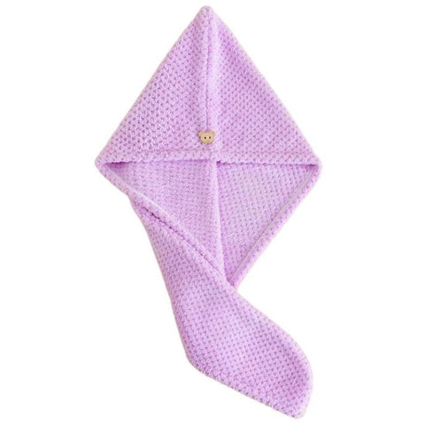 Thickened Absorbent Coral Fleece Hair Drying Cap