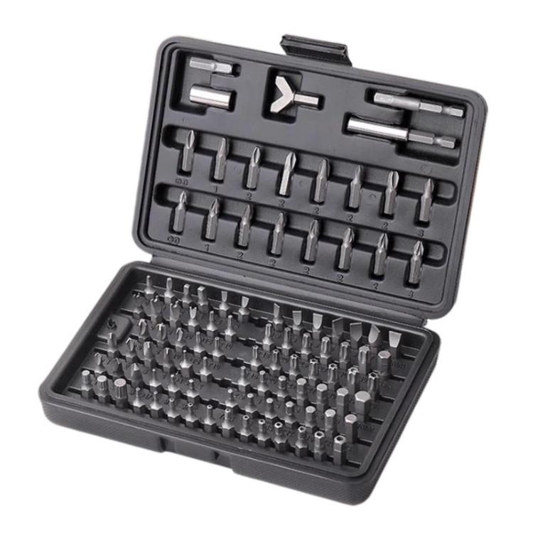 Chrome Vanadium Steel Screwdriver Bit Set, Slotted Phillips Hex Flower Screwdriver Bits, 100pcs / set, Hi-Spec 101pcs / set, 24pcs / set, 50pcs / set, 105pcs / set