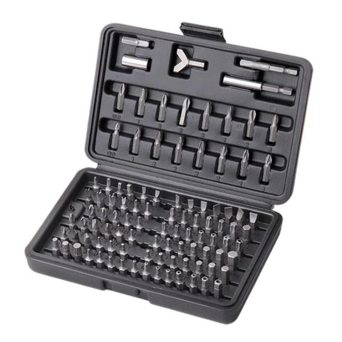Chrome Vanadium Steel Screwdriver Bit Set, Slotted Phillips Hex Flower Screwdriver Bits, 100pcs / set, Hi-Spec 101pcs / set, 24pcs / set, 50pcs / set, 105pcs / set