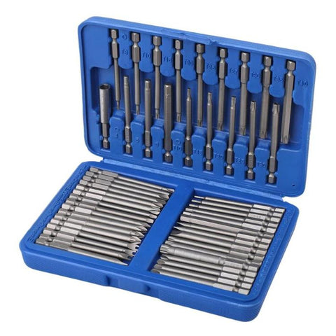 Chrome Vanadium Steel Screwdriver Bit Set, Slotted Phillips Hex Flower Screwdriver Bits, 100pcs / set, Hi-Spec 101pcs / set, 24pcs / set, 50pcs / set, 105pcs / set