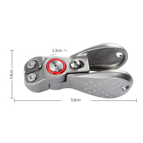 Portable Mini Line Cutter PE Line Scissors Stainless Steel Lure Pliers, Silver