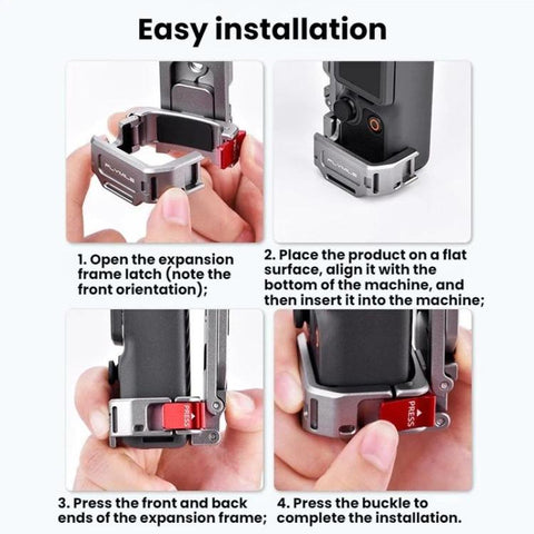 For DJI Osmo Pocket 4/3  Flymile Multi-functional Magnetic Frame Base