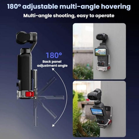 For DJI Osmo Pocket 3 / 4 BRDRC Multi-Functional Magnetic Base Adapter Frame Extension Stand, For DJI Osmo Pocket 3 / 4 Titanium