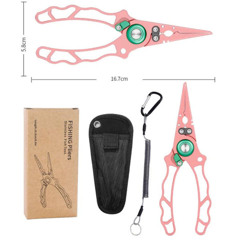 Lure Fishing Pliers Hook Remover PE Line Cutter