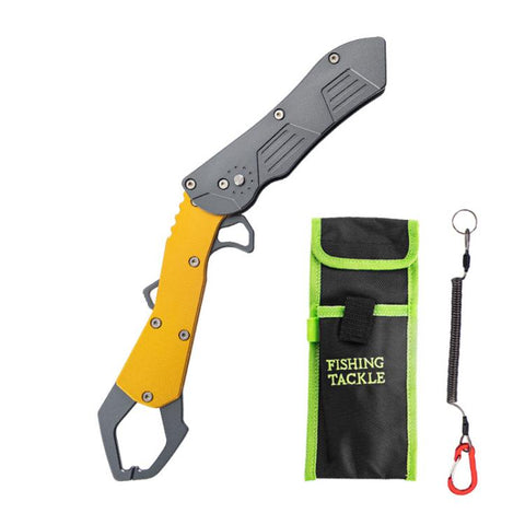 Portable Lure Fishing Pliers Extended Foldable Fish-Gripping Tool