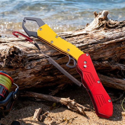 Portable Lure Fishing Pliers Extended Foldable Fish-Gripping Tool
