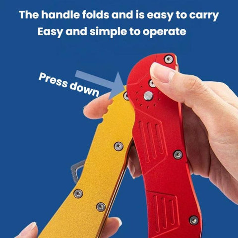 Portable Lure Fishing Pliers Extended Foldable Fish-Gripping Tool