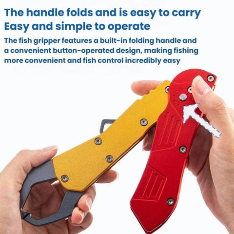 Portable Lure Fishing Pliers Extended Foldable Fish-Gripping Tool