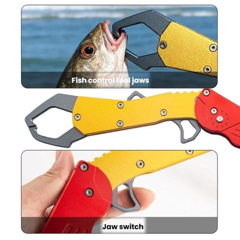 Portable Lure Fishing Pliers Extended Foldable Fish-Gripping Tool